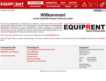 Tablet Screenshot of equiprent.de