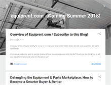 Tablet Screenshot of equiprent.com